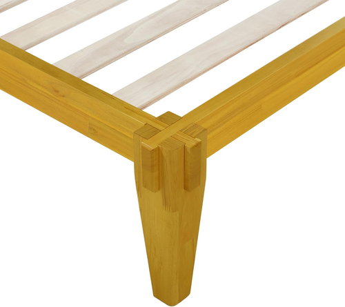 Chalipa 14” Solid Wood Bed Frames - Wood Platform - Japanese Joinery Bed Frame - - Picture 5 of 12