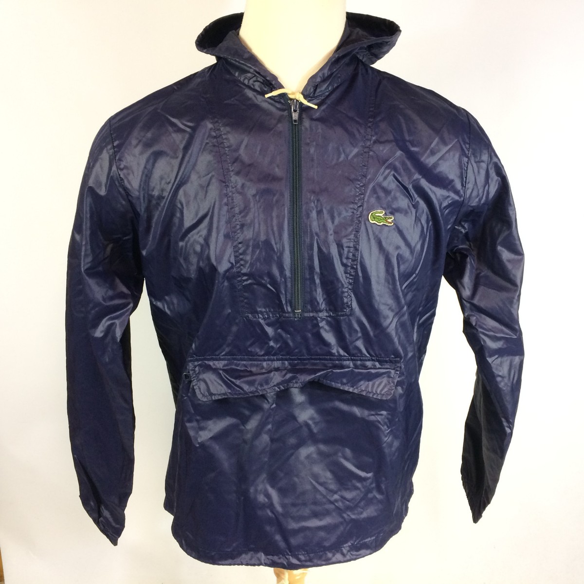 Rare Vintage 70s 80s Wet Look Lacoste Izod Pullover