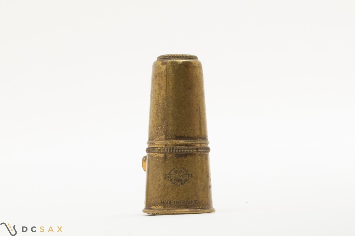管楽器・吹奏楽器 VINTAGE SAXOPHONE LIGATURE Vintage Selmer Alto Saxophone Ligature With Single Screw