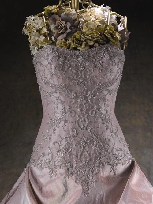 House of Wu частной коллекции роза свадебное платье свадебное платье размер 12 новый с Ярлыками - Изображение 3 из 4