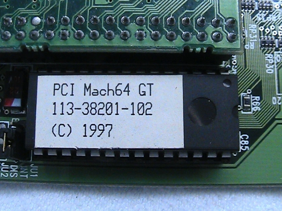 1 USED ATI MACH 64 PCI GRAPHICS CARD 103-38200-00 - Image 4 of 4