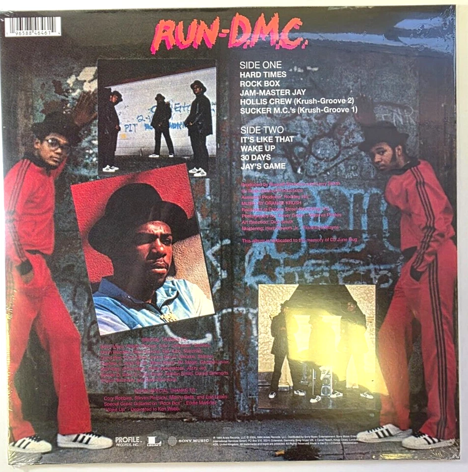 Run-D.M.C. Run-D.M.C. LP Album vinyl record limited red reissue 2024 Hip Hop Foto 3 de 4