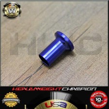 Universal E-brake Handle Brake Lock Drift Spin Turn Aluminum Button Knob Blue