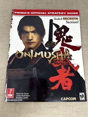 Onimusha 3 Warlords Capcom Official Strategy Game Guide PS2 