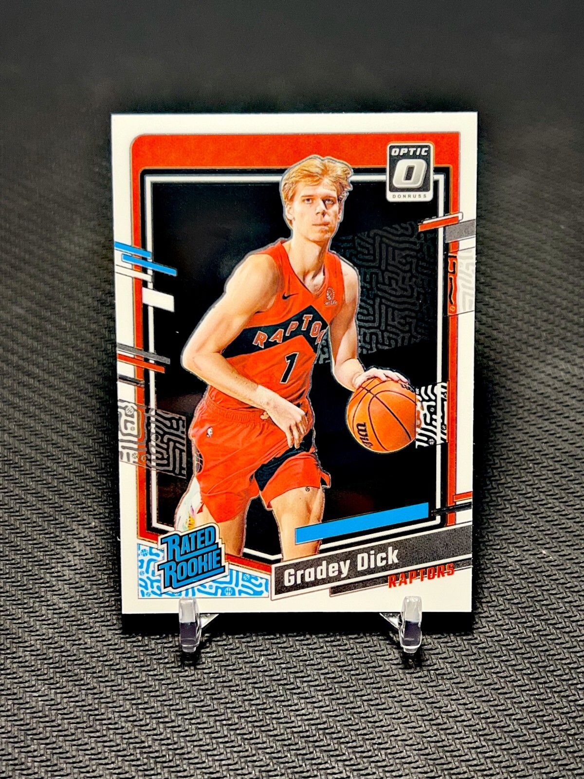 2023-24 Donruss Optic Gradey Dick #212 Rated Rookie RC Toronto Raptors