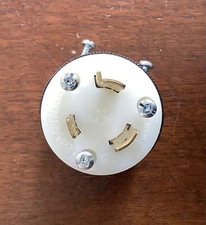 Twist-Lock Plug 3W 480Vac NEMA L 8-20P Hubbell HBL2341 20A New