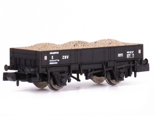 Dapol 2F-060-014 - Offener Güterwagen Grampus BR Black DB 984292 mit Ladegut | Zustand: Neu