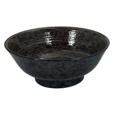 Japanese 8.25"D Ceramic Sushi Ramen Udon Noodle Rice Bowl Uzushio, Made in Japan