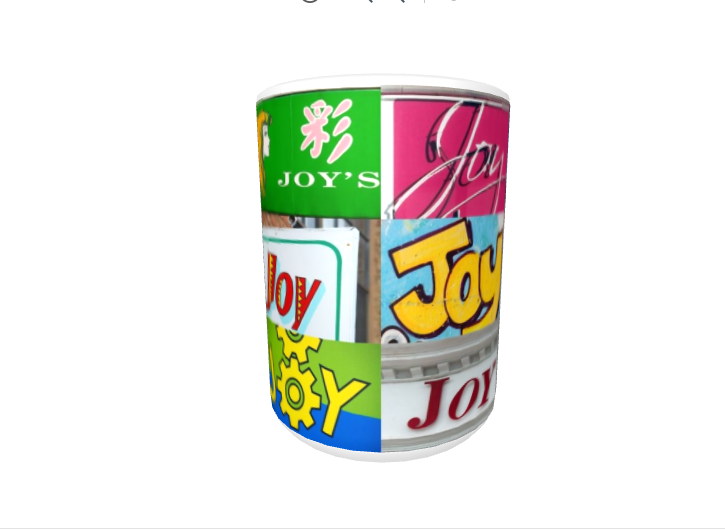 JOY Coffee Mug / Cup featuring the name in actual sign photos | eBay