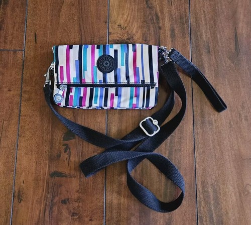 Sac bandoulière Kipling Urban rayé 3 en 1 convertible fermeture éclair magnétique - Photo 4/17