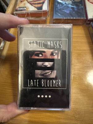 static masks late bloomer cassette CLEAR LIMITED SEALED