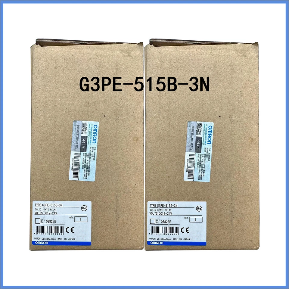 New Semiconductor relay G3PE-515B G3PE-515B-3N G3PE-525B G3PE-525B-3N Omron - Image 3 of 4