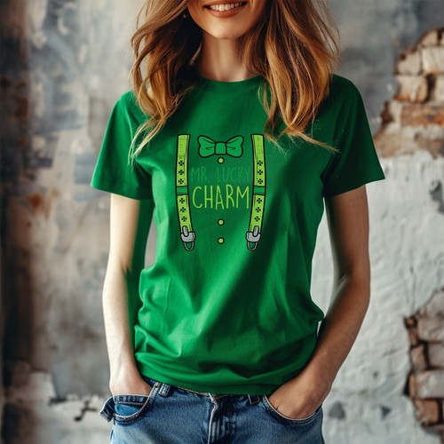 Camiseta Top Mr. Lucky Charm Leprechaun Día de San Patricio para Hombre y Mujer - Imagen 2 de 9