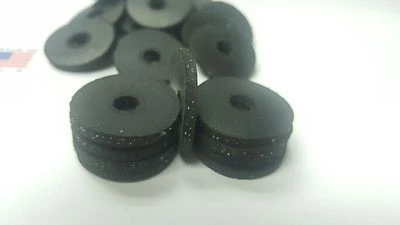 ALL ABOUT RUBBER NEOPRENE NYLON INSERTED 2 PLY RUBBER WASHER 1/8THK X1"OD X 1/4 "ID 100 PCS