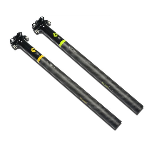 Carbon Fiber Bicycle Seatpost MTB Road Bike Matte Seatpost 25.4/27.2/30.8/31.6mm - Picture 3 of 13