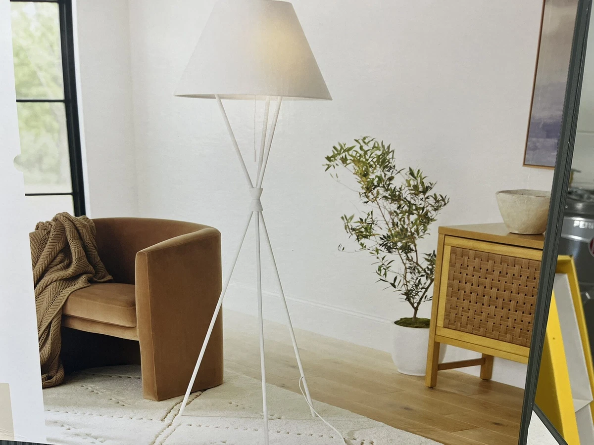 BRAND NEW Tripod Floor Lamp White Threshold designed with Studio McGee