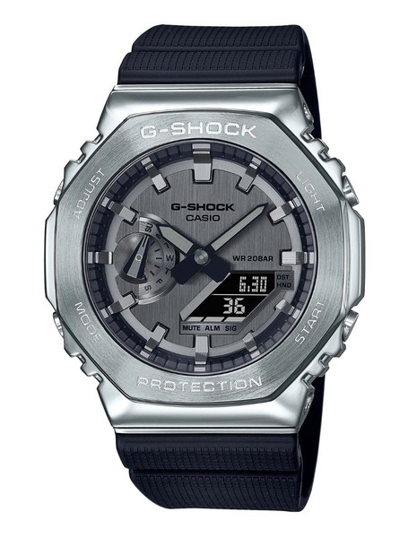 Casio GM-2100-1AER G-Shock Herrenuhr Ana-Digi Silber/Schwarz Ø44Mm-image