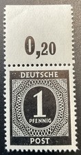 ALLIIERTE BESETZUNG 1946 911PORdgz ** POSTFRISCH TADELLOS OBERRAND (07178