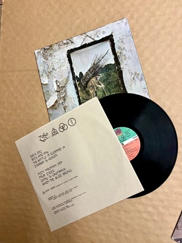 LED ZEPPELIN - LP ‘ZOSO’ - near mint -SWAN SONG - 12” VINYL LP