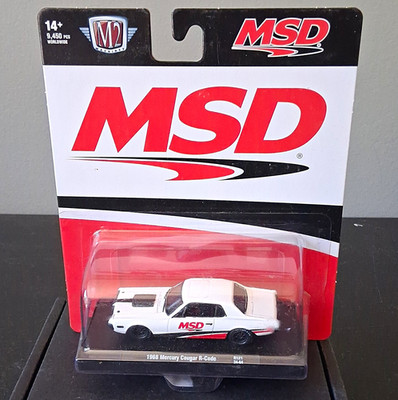 M2 Machines Auto-Drivers 1:64 1968 Mercury Cougar R-Code MSD White Unopened