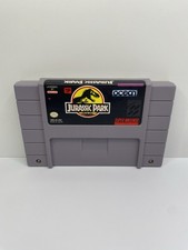 Jurassic Park Super Nintendo SNES 1993 Authentic Cartridge Tested & Working