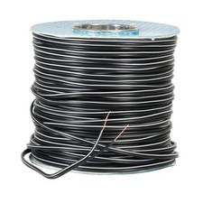 Skytronic 2 Core Figure 8 Speaker Cable Black 100m for Hi-Fi Systems