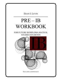 PRE - IB Workbook for future IB Diploma Math SL Stu... | Buch | Zustand sehr gut