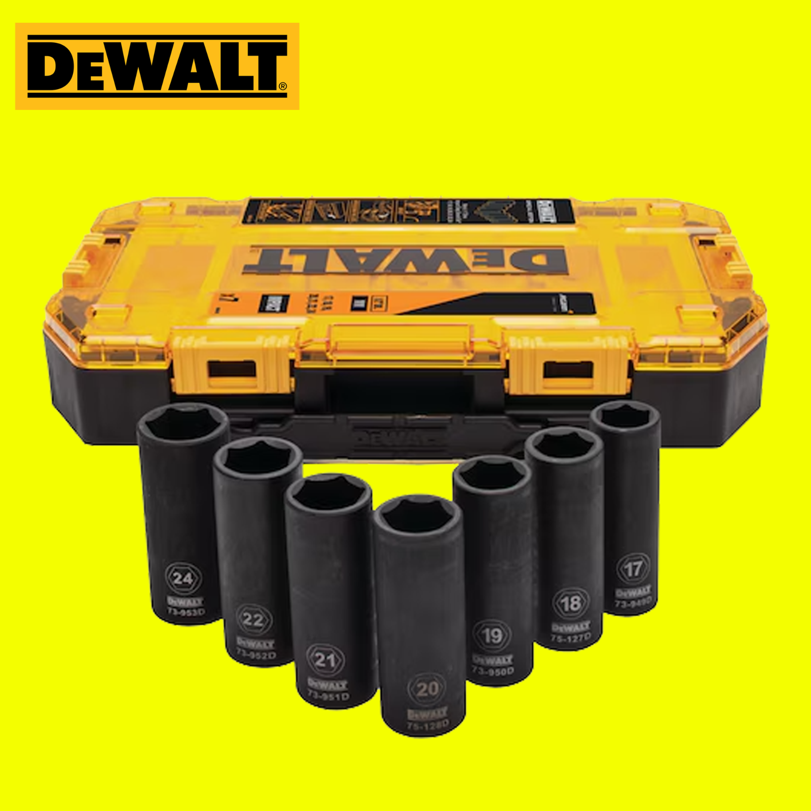 DeWALT DT70905-QZ McLaren F1 Team Special Edition Impact Socket Set