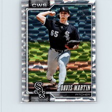 2026 Topps Davis Martin #281 Silver Crackle Foil Chicago White Sox