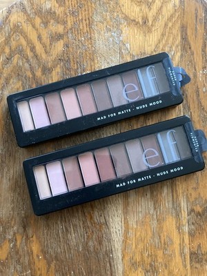 2 x ELF e.l.f. Perfect 10 Eyeshadow Palette Nude Mood Matte New #83272 Lot of 2