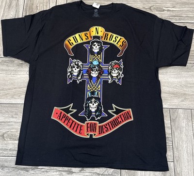 2018 Guns and Roses Appetite for Destruction T-Shirt Tee Size XXL