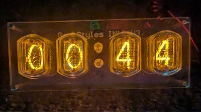 Nixie Röhrenuhr 4-bit IN-12 Digitaluhr. Original IN12 Nixie Lampen keine LEDs!