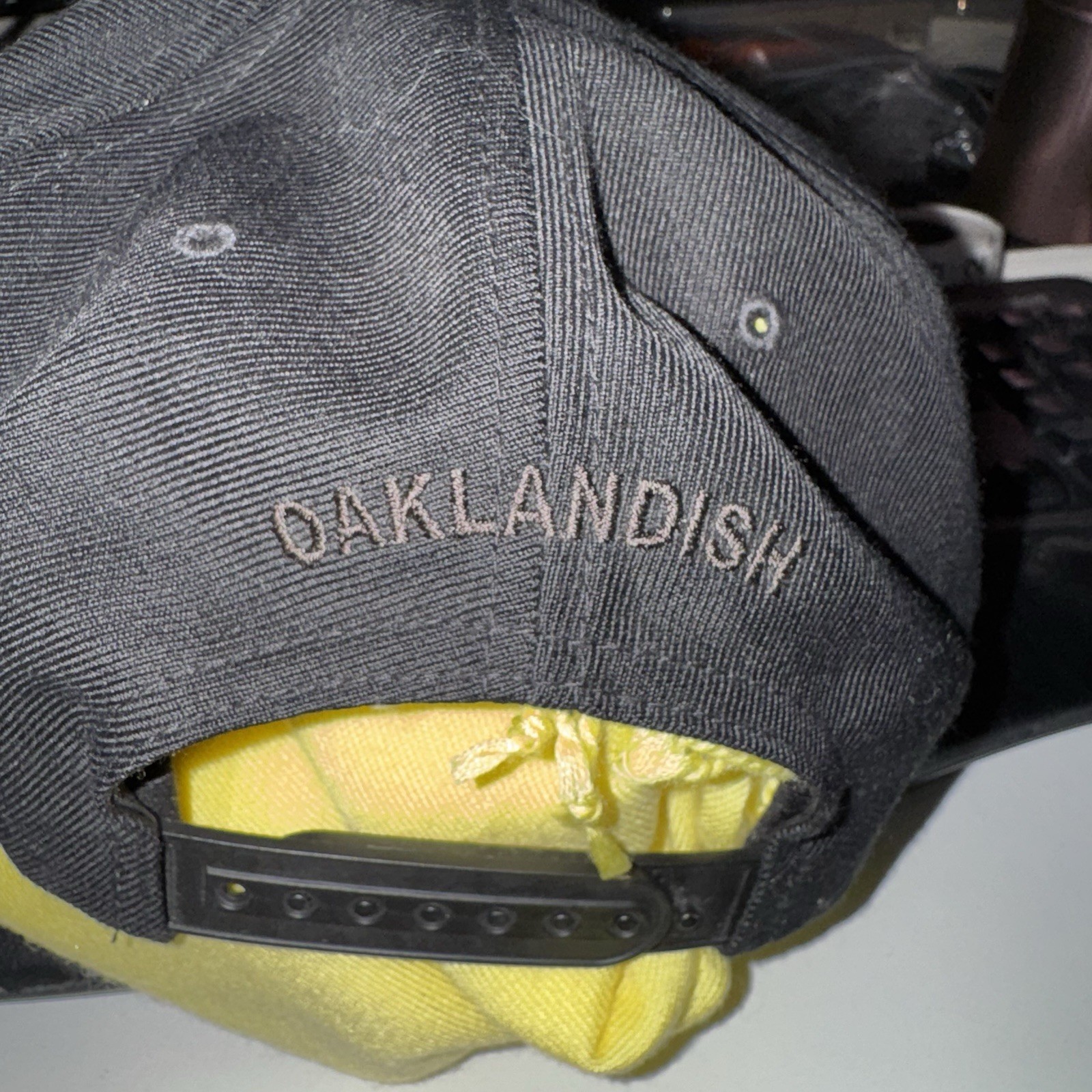 Oaklandish Black Tree Graphic Adjustable Snapback… - image 4