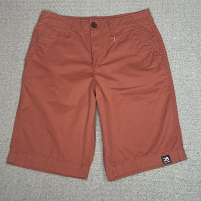 urban pipeline men's flatfront superflex shorts NWT hits at knee salmon sz 28