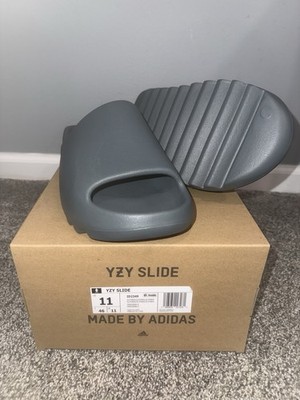 New Adidas Yeezy Slide Slate Marine Size 11 ID2349 100% Authentic