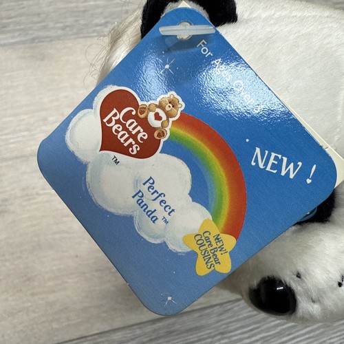 Raro 2004 Carlton Cards Perfect Panda Care Oso Primo Flor Gorro 8" con etiquetas - Imagen 6 de 8