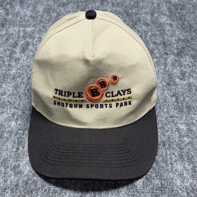 Triple B Clays Shotgun Sports Park Baseball Hat Adjustable Khaki Otto Cap