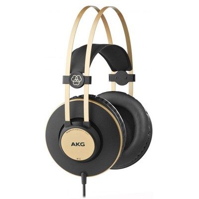 AKG K92 Over Ear Studio Kopfhoerer Kabelgebunden Schwarz Gold Neu OVP - MwSt aus