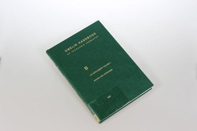 Gmelin Handbook of Inorganic Chemistry. System Number 13; B Boron Compounds. 3rd
