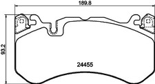 Für HELLA 8DB 355 039-931 Ham pads. front GL-CLASS (X166) GLE (W166) GLE Coupe Für HELLA 8DB 355 039-931 Ham pads. front GL-CLASS (X166) GLE (W166) GLE Coupe