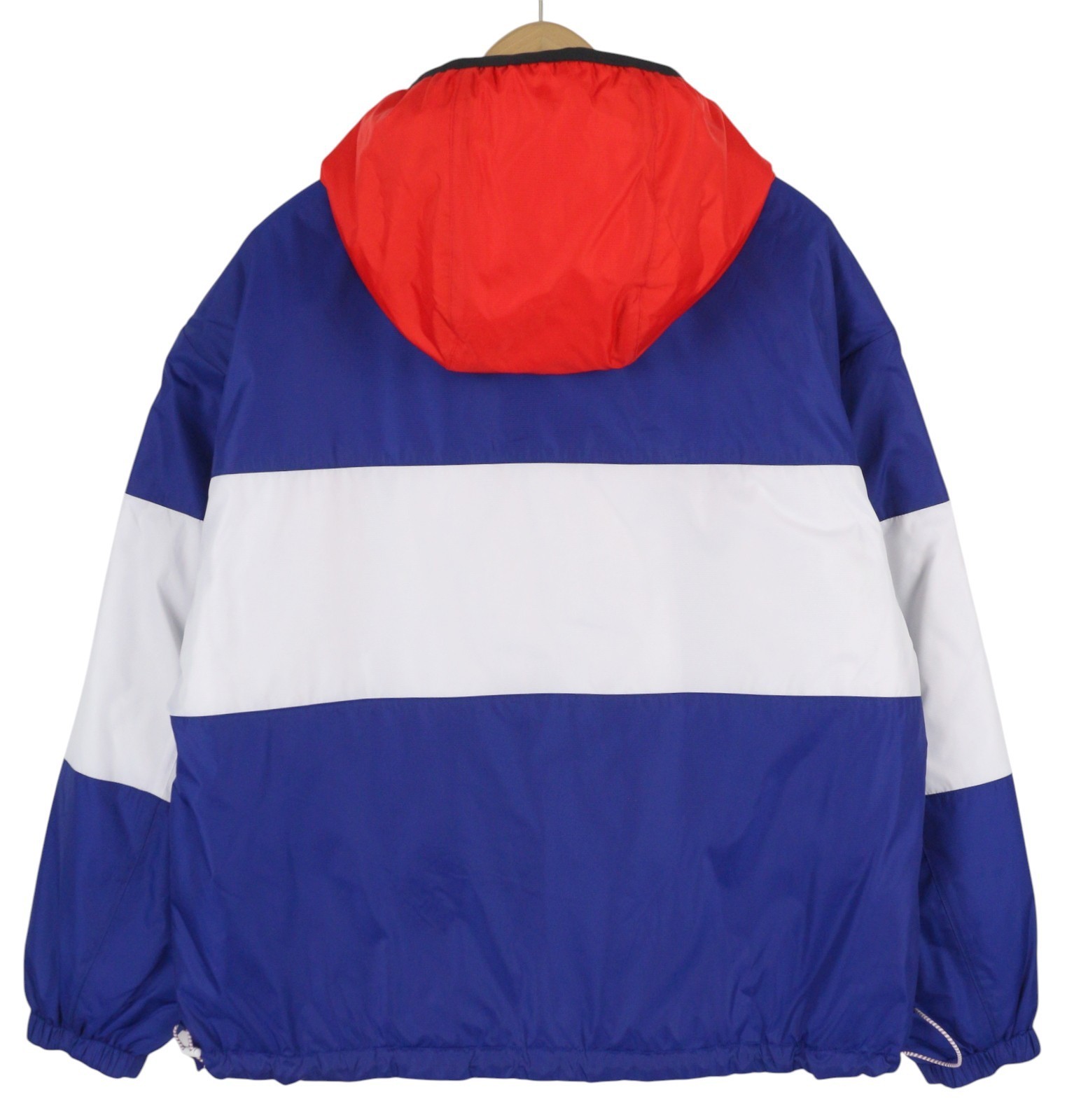 TOMMY HILFIGER Reversible Quilted Men Jacket M Blue Insulated Hood Logo RRP239 * thumbnail 3