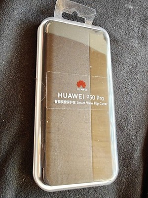 Original HUAWEI P50 Pro Smart View PU Leather Flip Schutzhüllen Case Cover