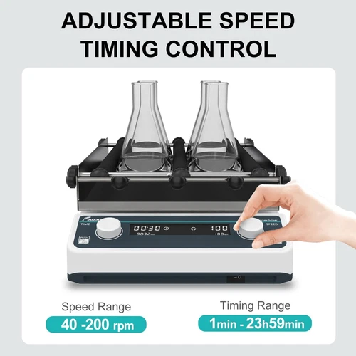 Labor Orbital Shaker Digital Oszillator Mixer einstellbare Geschwindigkeit Timing Funktion USA - Bild 10 von 13
