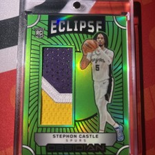 24-25 Panini Obsidian - Eclipse Stephon Castle Green /25
