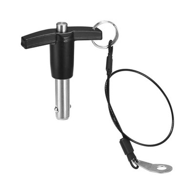 T Handle Locking Pins Push-Button Quick Release Pin with Lanyard (9.5mm-20mm)