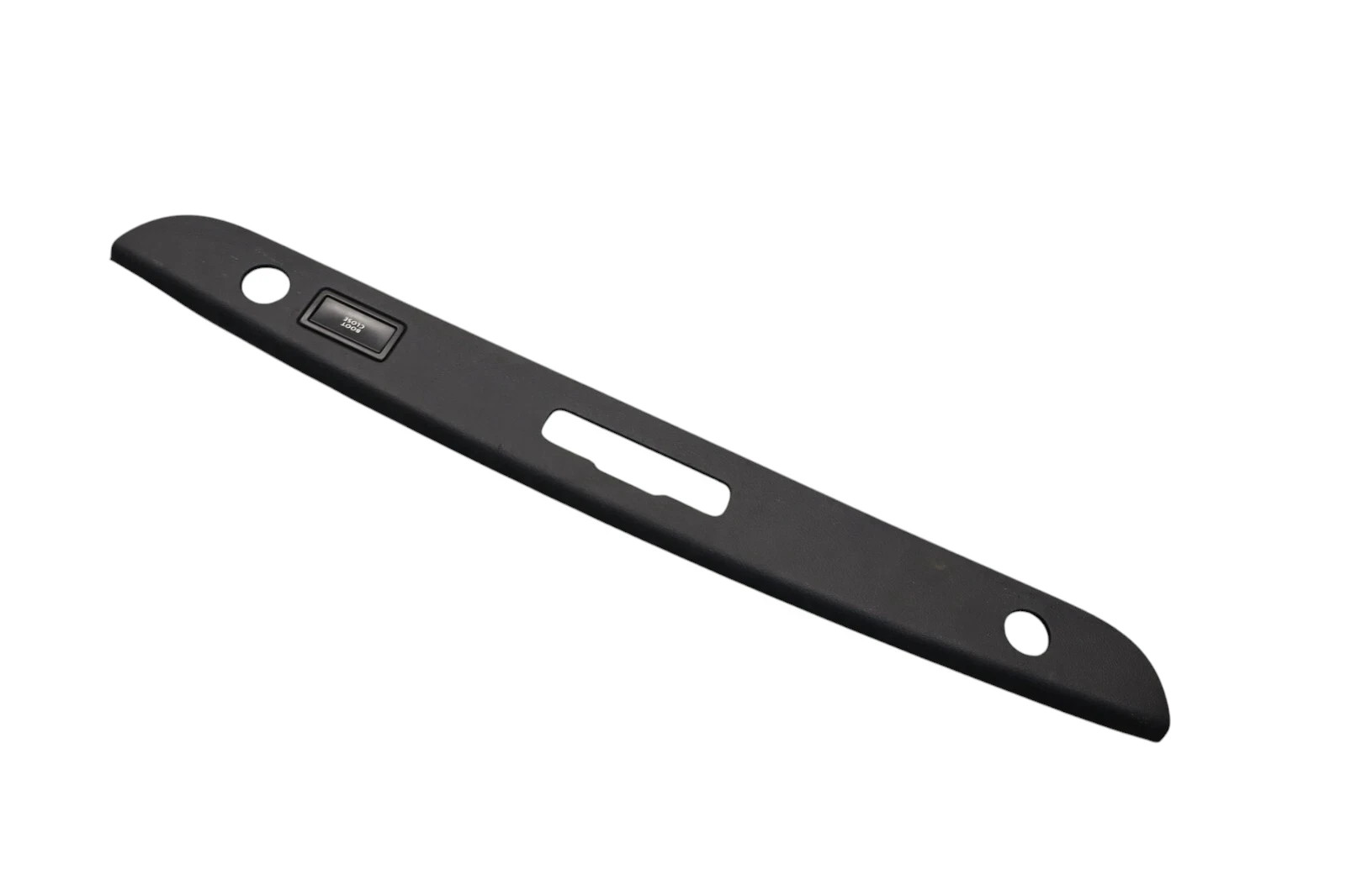 06-12 Bentley Continental Flying Spur Rear Trunk Lid Upper Trim Panel Black OEM