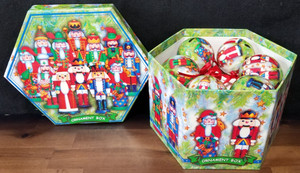 Vintage Kurt Adler 12 Nutcracker Ball Ornaments