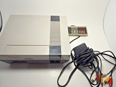 1985 Original NES Nintendo System Console + New 72 Pin Authentic Tested Bundle
