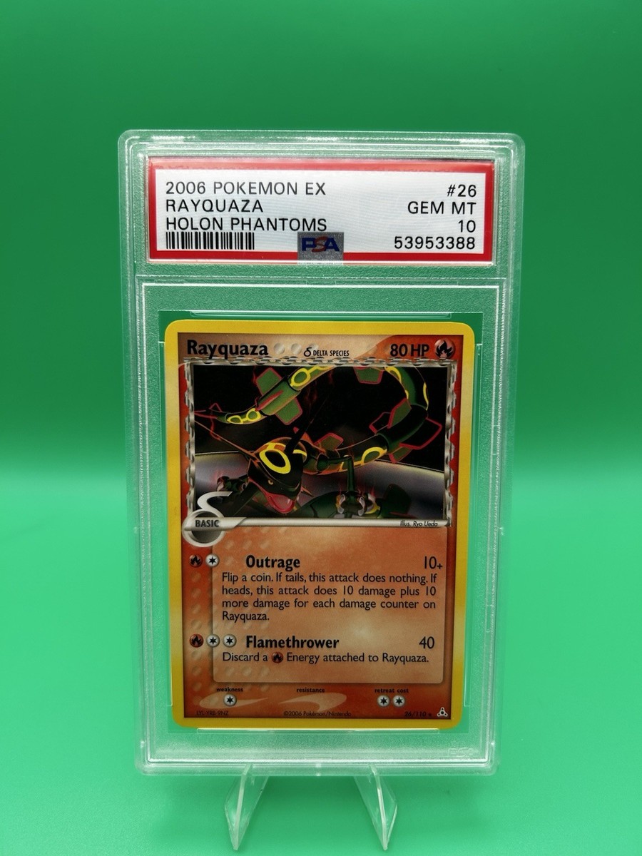 Rayquaza - (Delta Species) 26/110 Holon Phantoms Regular PSA 10