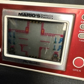 Nintendo Game and Watch Mario's Cement Factory ML-102, 1983 Tested Working